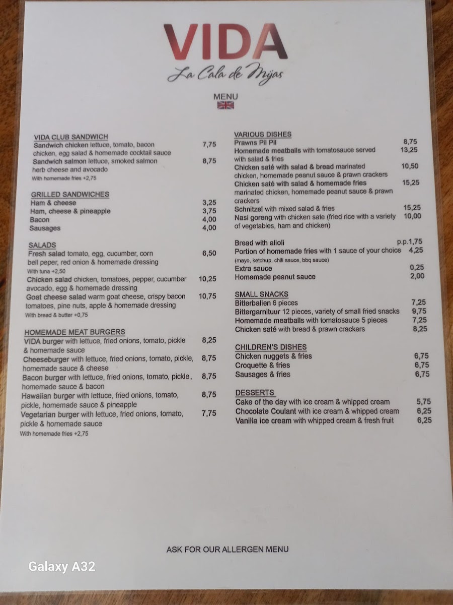 Menu Cafeteria Vida-2